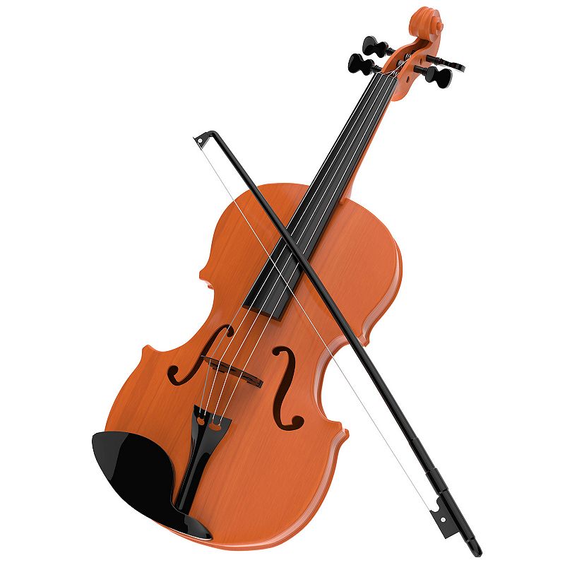 Hey! Play! Kid's Toy Violin with 4 Adjustable Strings and Bow