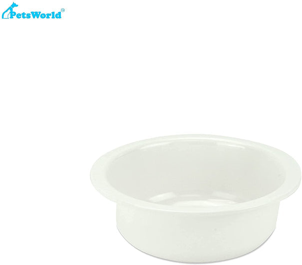 PetsWorld Double Pet Bowl with Elevated Stand for Dogs and Cats with Elevated Stand