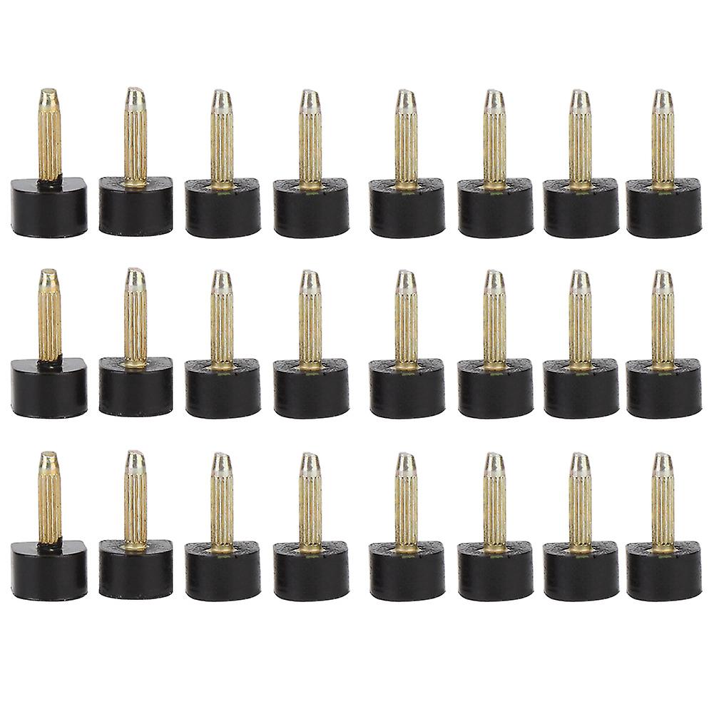 24pcs High Heel Replacement Tips Non Slip Shoes Repair Heel Dowels Protector (10 * 10mm)