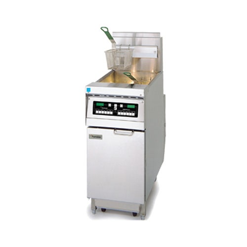 Frymaster FPH155 (CM3.5) 50 lb. Gas Floor Fryer， High Efficiency with Built-In Filtration