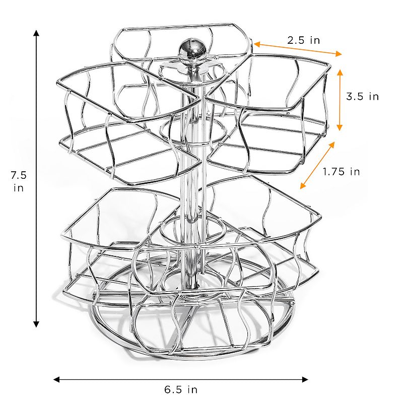 Sorbus Tea Bag Spinning Carousel Organizer