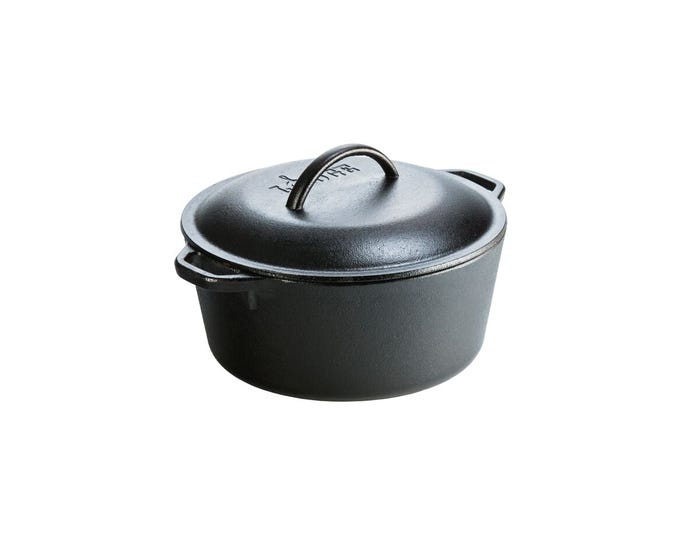 Lodge 5 Quart Cast Iron Dutch Oven L8DOL3