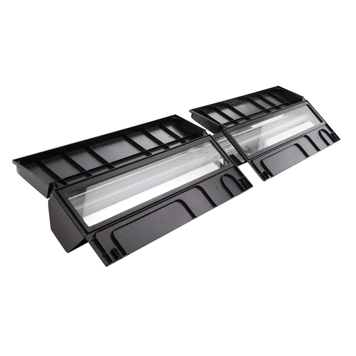 Aqueon Deluxe Full Fluorescent Hood - Black - 48 x 12 AAG100121248