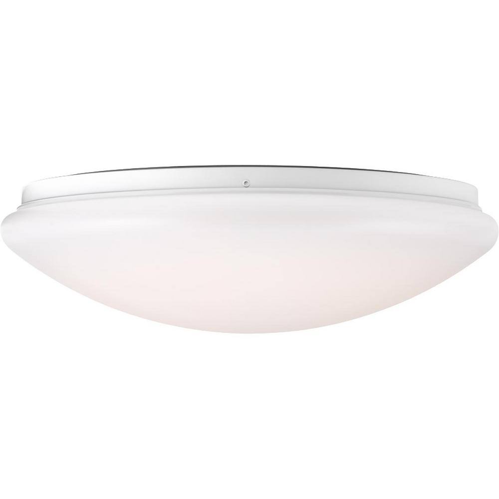 Progress Lighting Drums and Clouds Collection 22.5-Watt White Integrated LED Flush Mount P730006-030-30