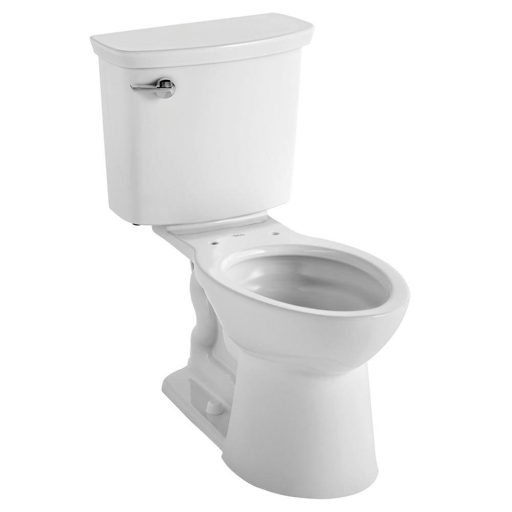 American Standard Vormax Tall Height 2-Piece 1.28 GPF Single Flush Elongated Toilet in White Seat Not Included 238AA104.020