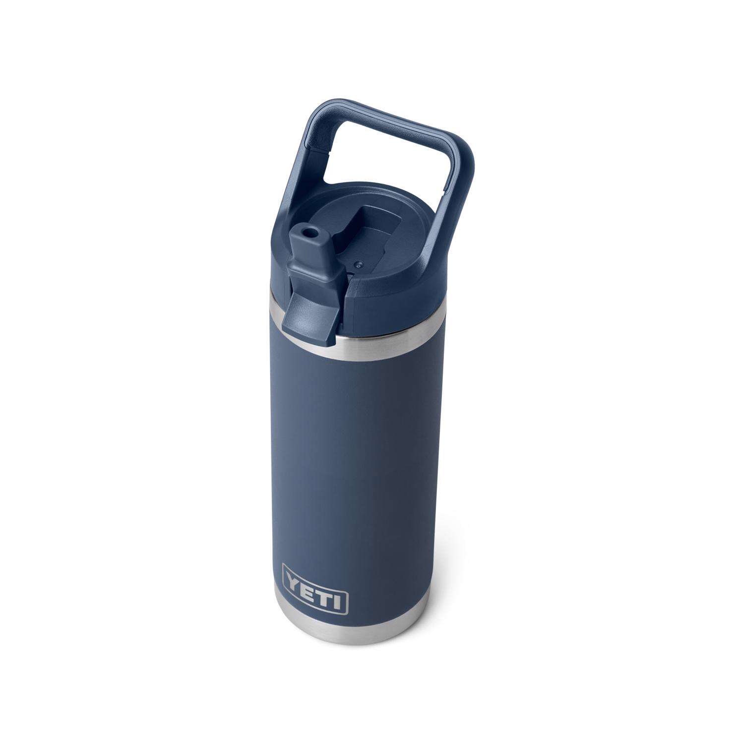 YETI Rambler 18 oz Navy BPA Free Bottle with Straw Cap