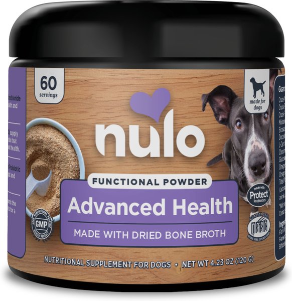 Nulo Functional Advanced Health Powder Supplement for Dogs， 4.23-oz