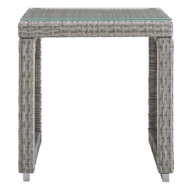 Aura Outdoor Patio Wicker Rattan Side Table