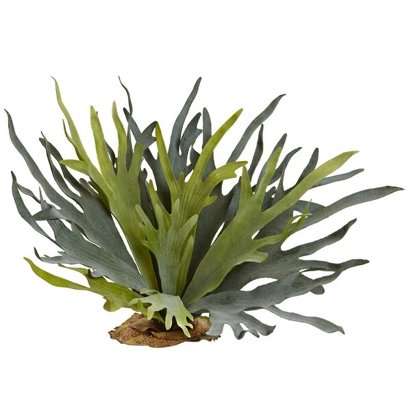 Nearly Natural 21 Artificial Staghorn Fern (Set of 2)