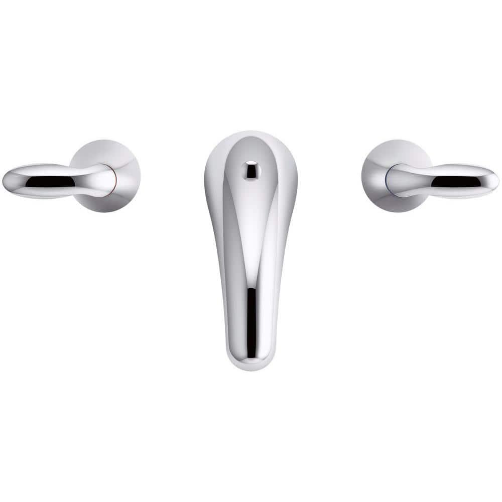 KOHLER Coralais 8 in Widespread 2Handle Bathroom Faucet in Polished Chrome