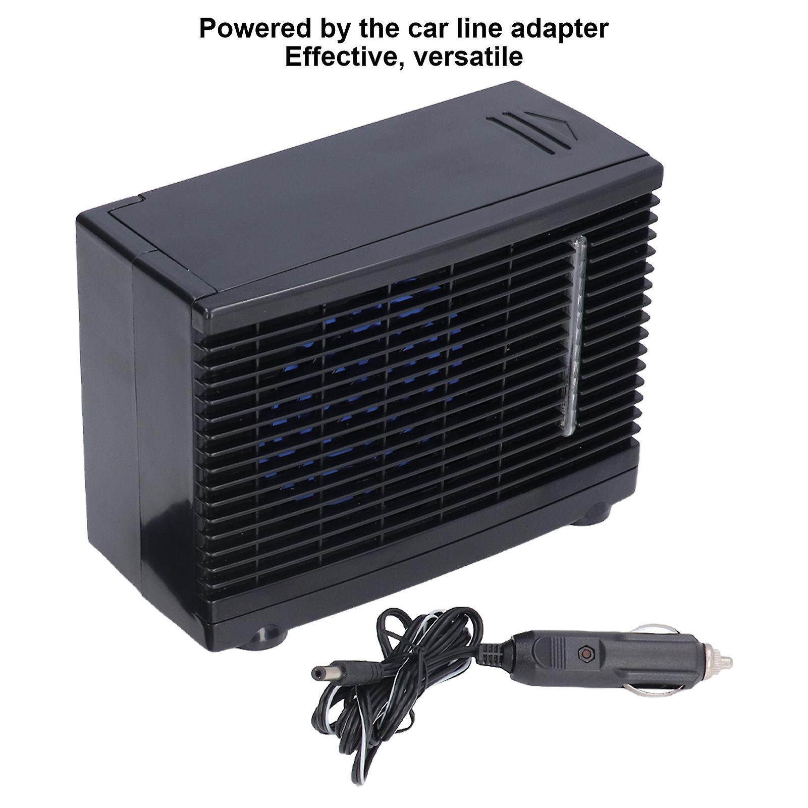 Car Air Conditioning Fan， 12v Air Cooler Portable Evaporative Water Cooling Fan With Water Tank And Car Charger Line For Car Truck Suv Vehicle Home Us