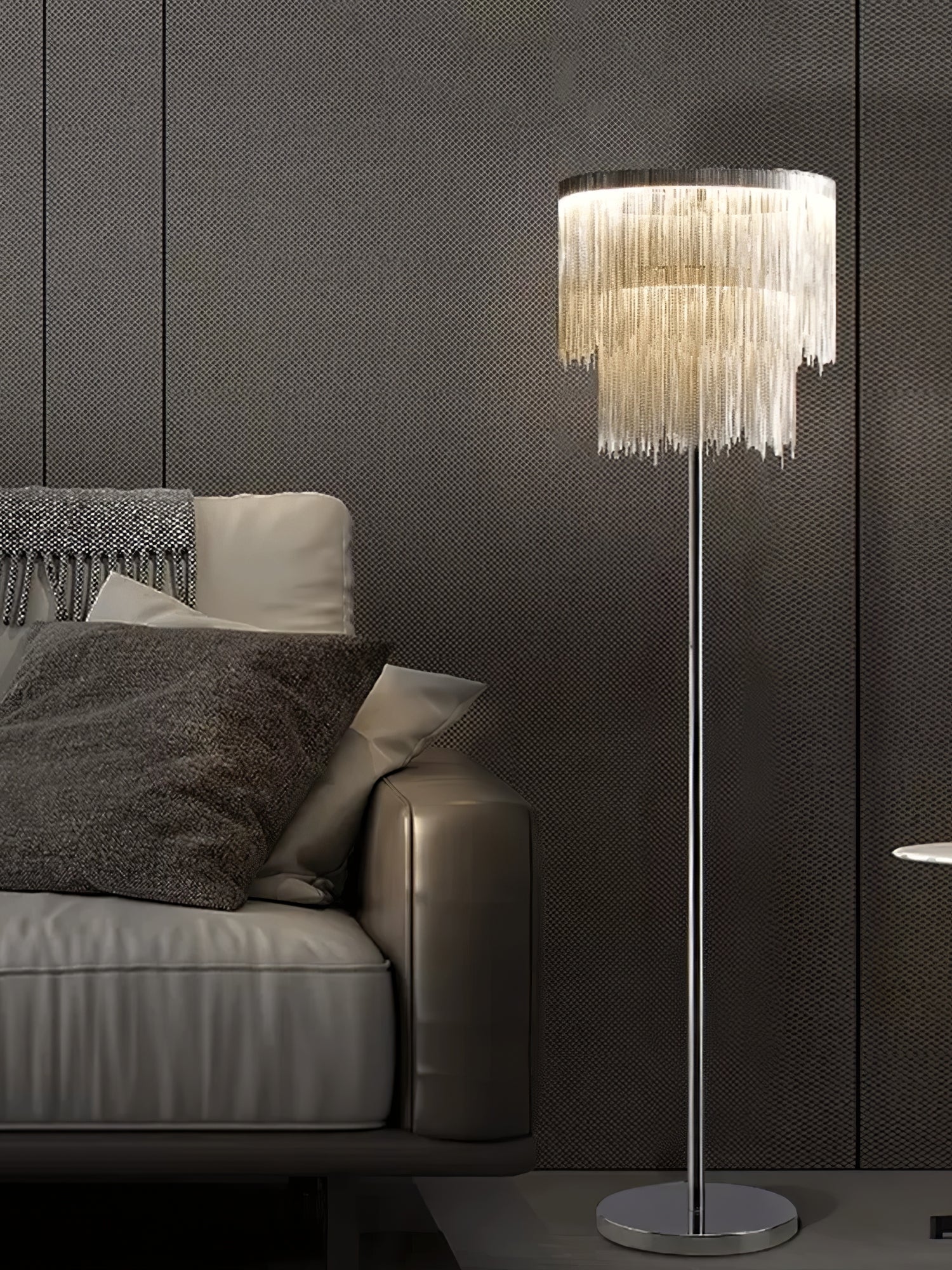 Cadena Tassel Floor Lamp