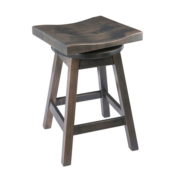 Swivel Urban Bar Stool in Maple Wood