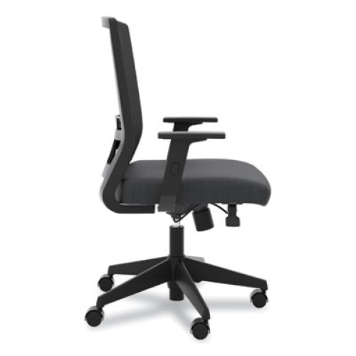 HON VL541 Mesh High-Back Task Chair， Supports up to 250 lbs.， Black Seat/Black Back， Black Base (VL541LH10)