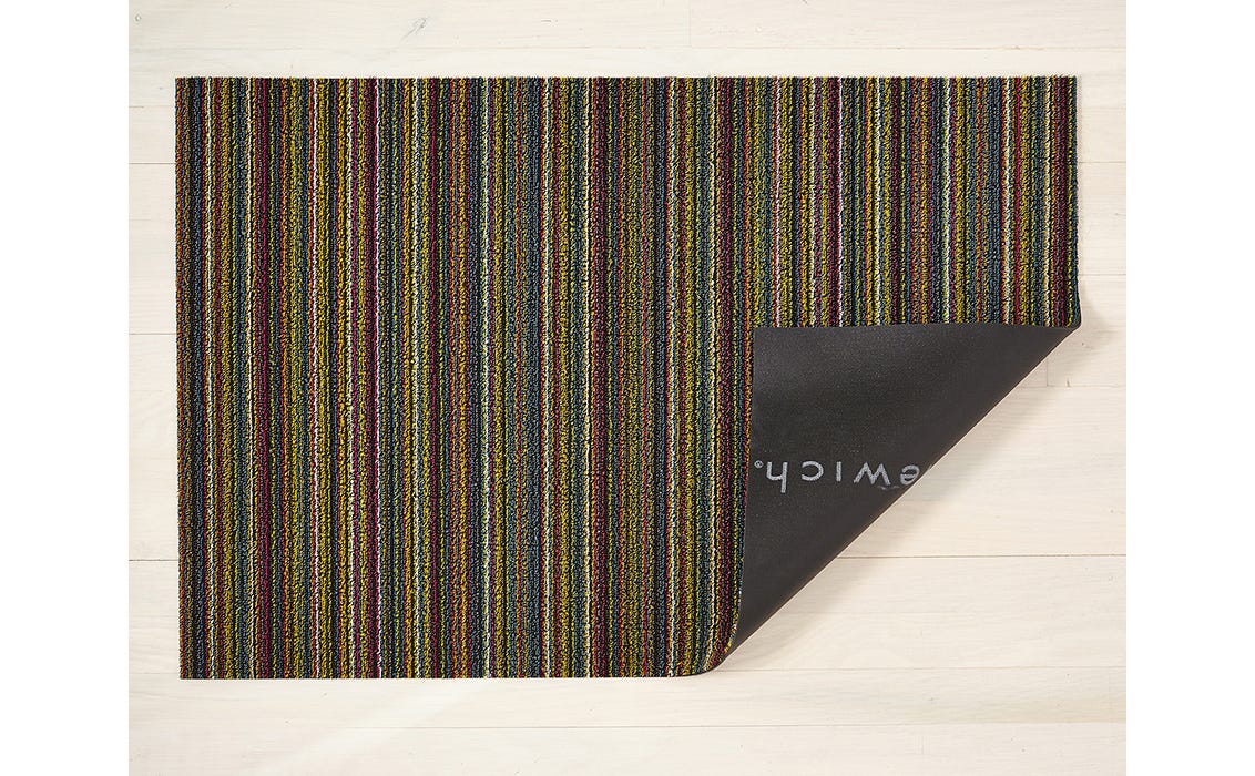 Skinny Stripe Shag Mats in Various Colors & Sizes