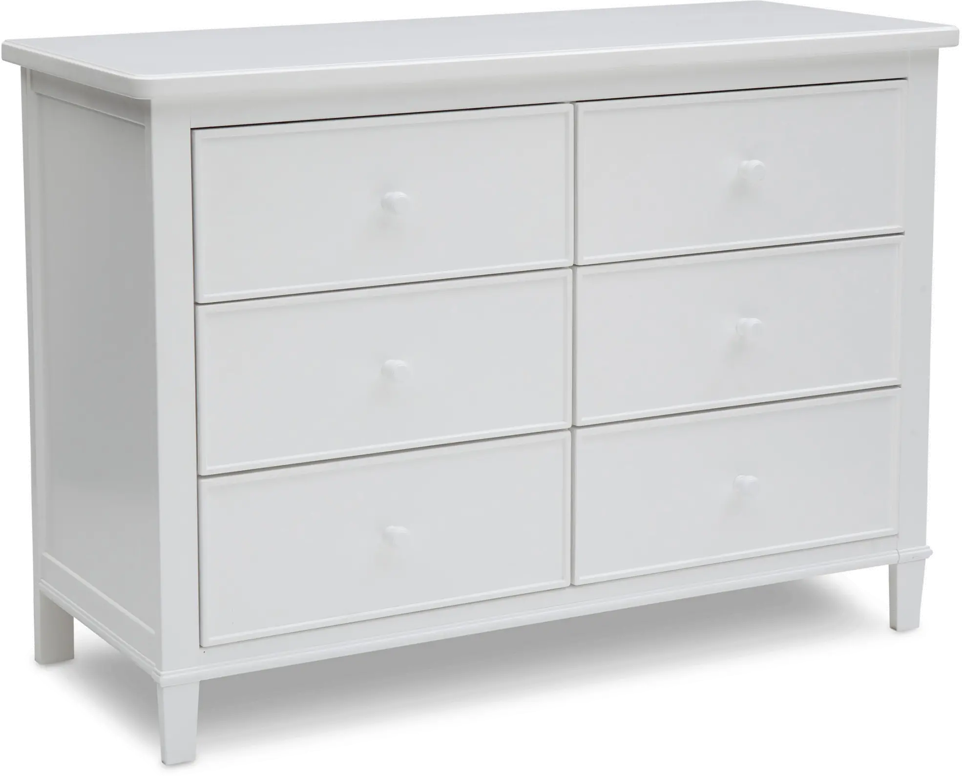 Haven White 6-Drawer Dresser