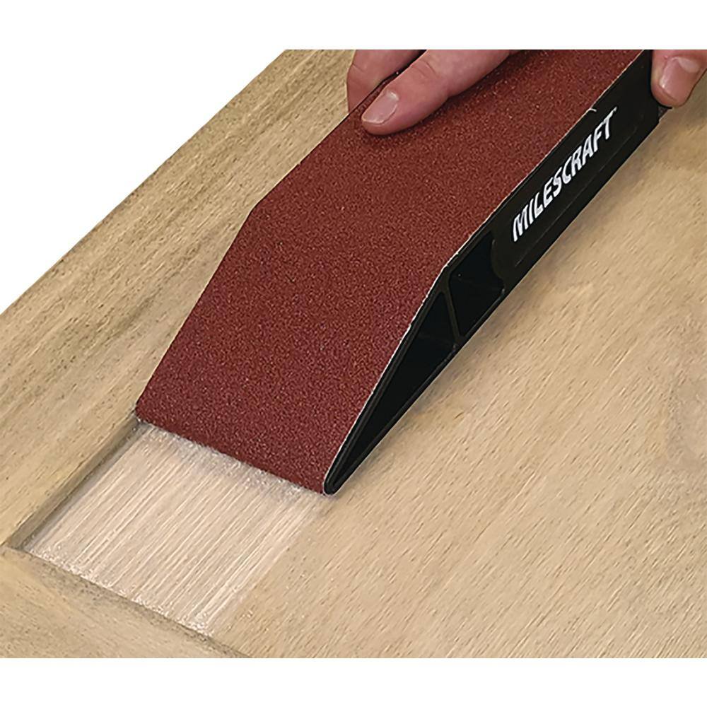 Milescraft 3 in. x 21 in. SandDevil3.0 Hand Sander with 80-Grit Sandpaper Belt 1605