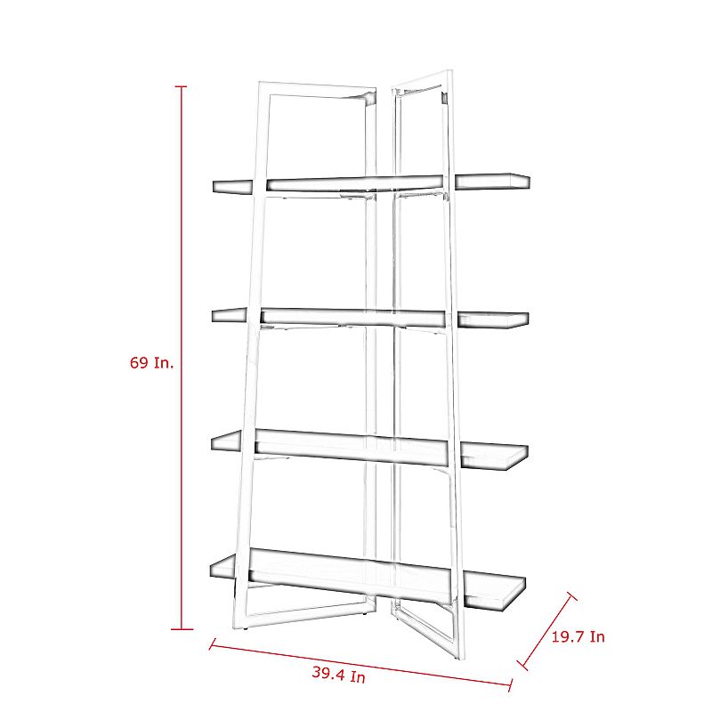 Semira Bookshelf 4 Shelves