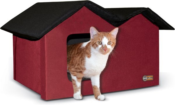 KandH Pet Products Extra-Wide Outdoor Unheated Kitty House