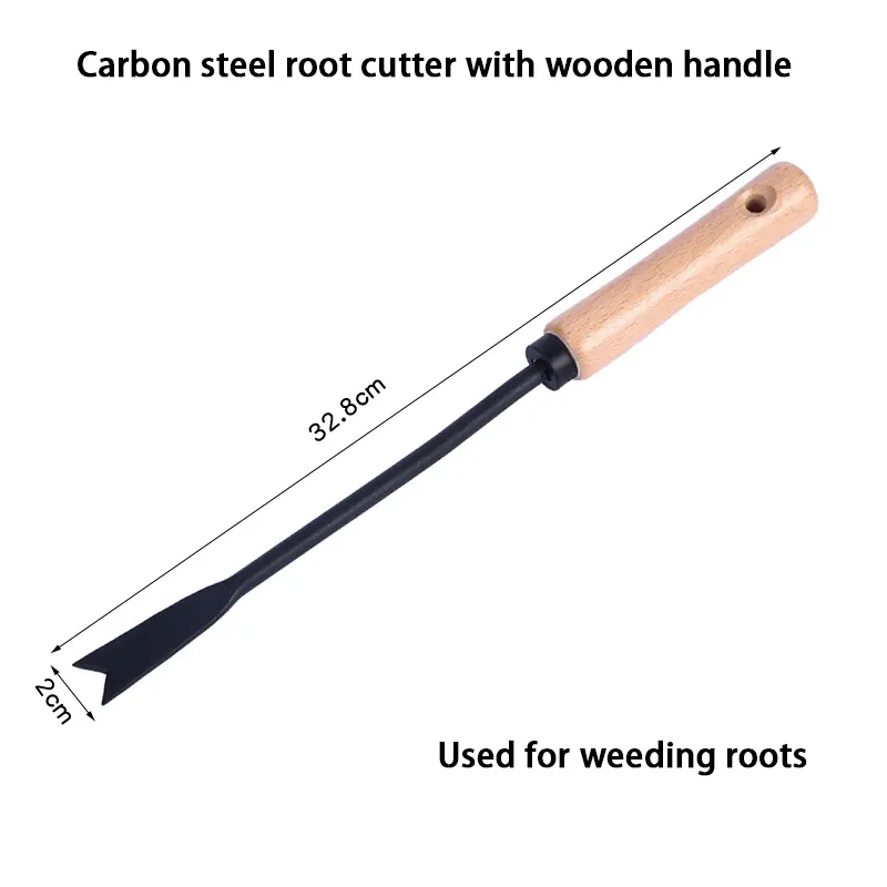 Wholesale 3/4PCS Durable Garden Hand Tools Mini Gardening Tools with Wooden Handle Garden tool set