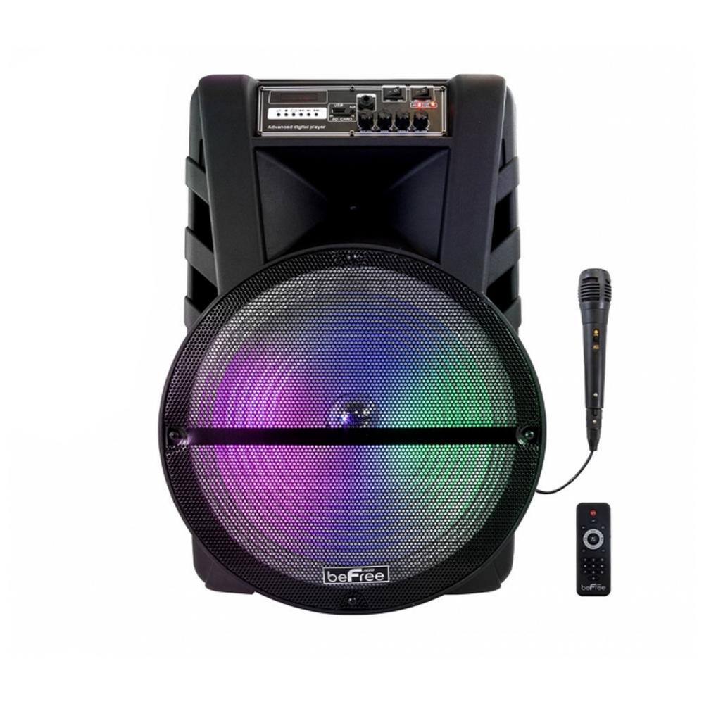 BEFREE SOUND 15 in. Bluetooth Portable Party Speaker with LED Lights 985116044M