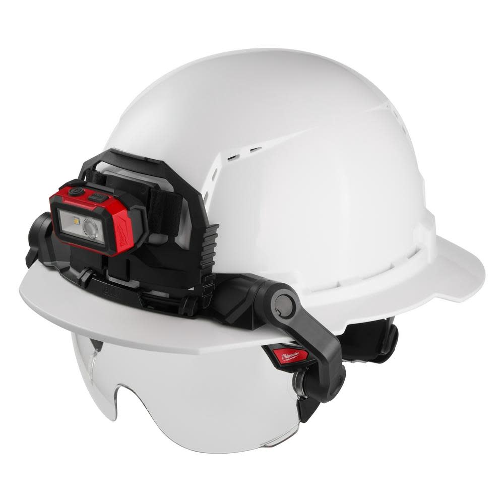 Milwaukee BOLT Eye Visor Clear Dual Coat Lens Compatible with Milwaukee Safety Helmets and Hard Hats