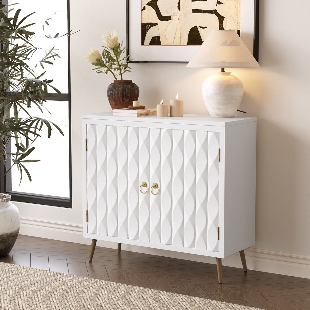 S.Fyronti Modern 2 Door Accent Cabinet