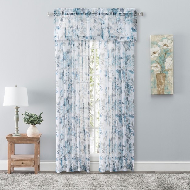 Whimsical Sheer Rod Pocket Valance