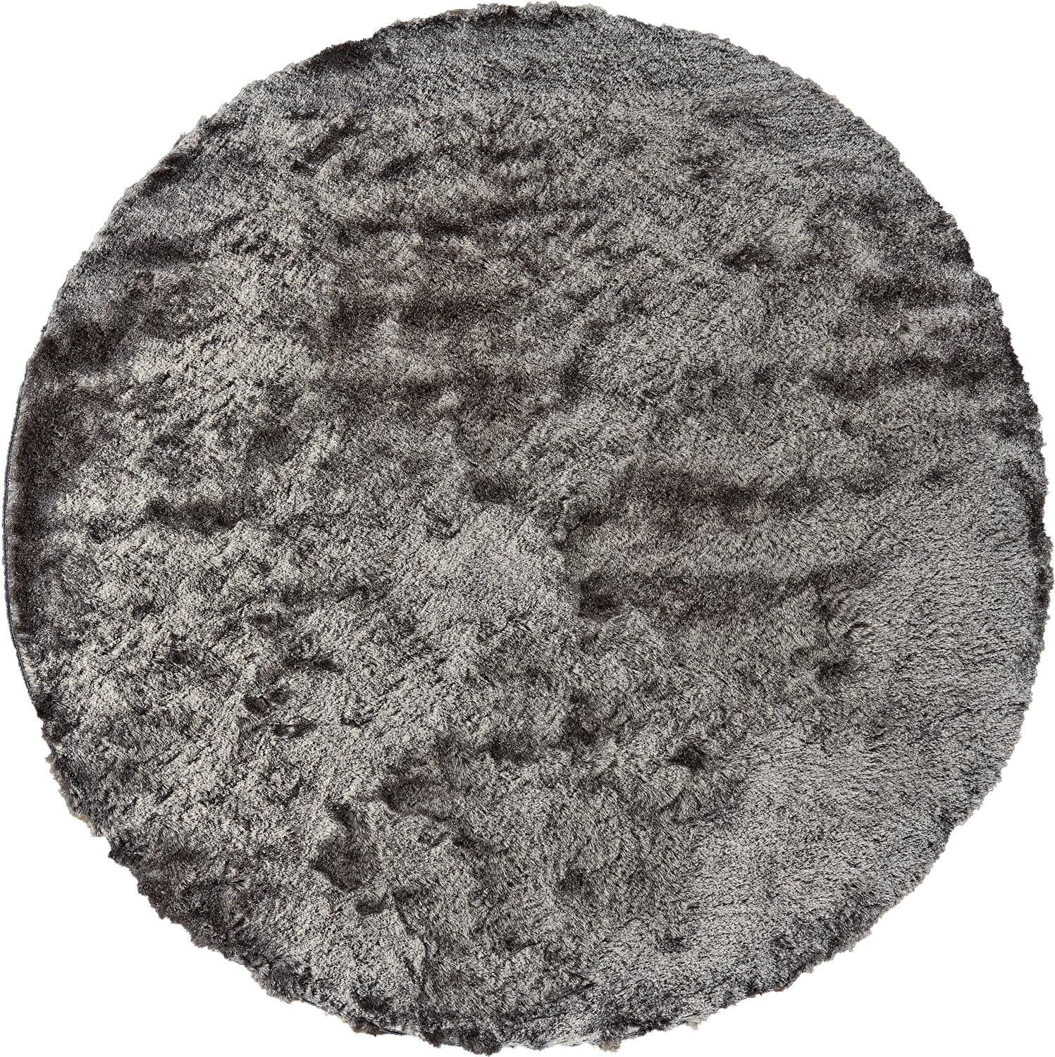 Freya Hand Tufted Gray and Silver Mink Rug by BD Fine