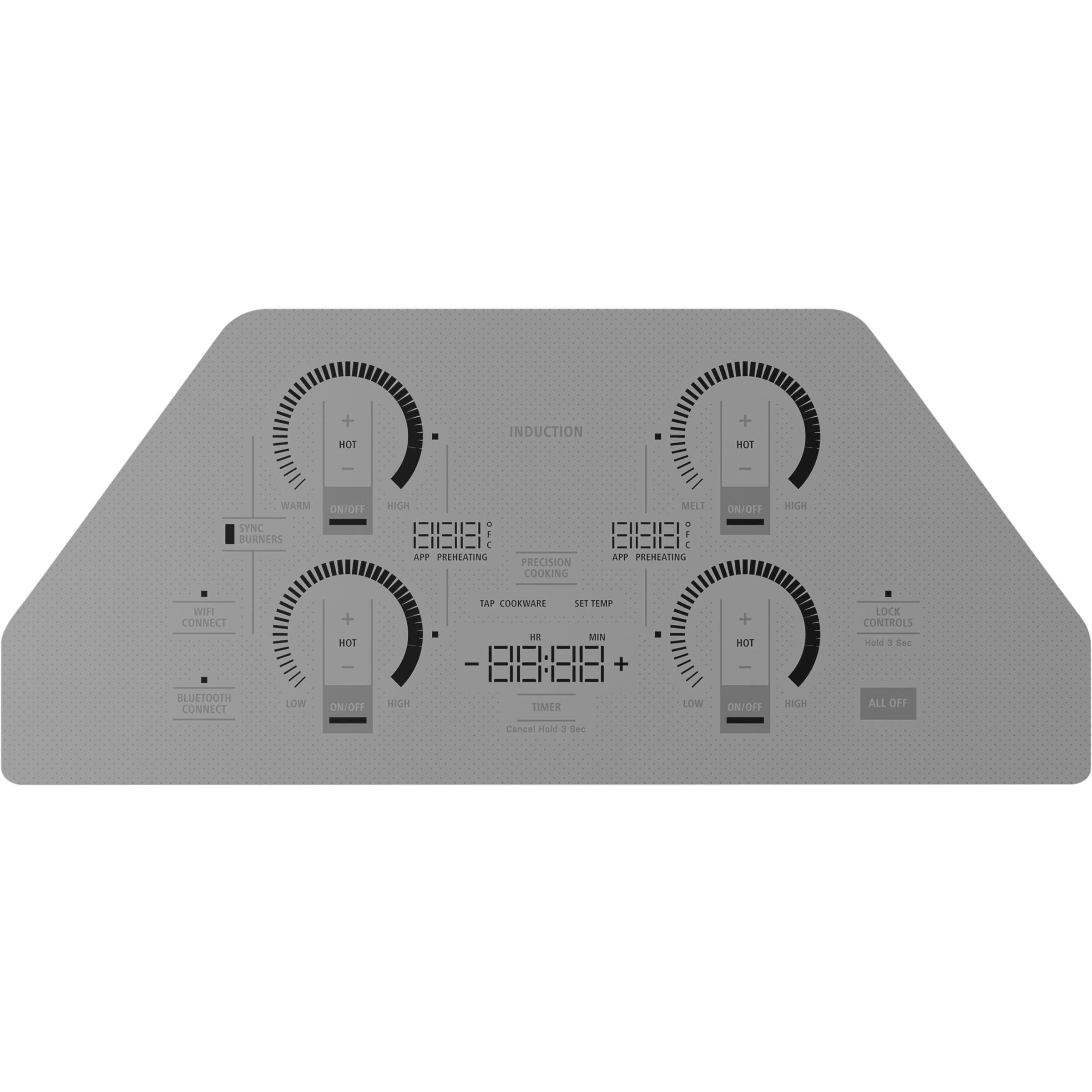 Monogram 30-inch Built-In Induction Cooktop with Wi-Fi Connect ZHU30RSTSS