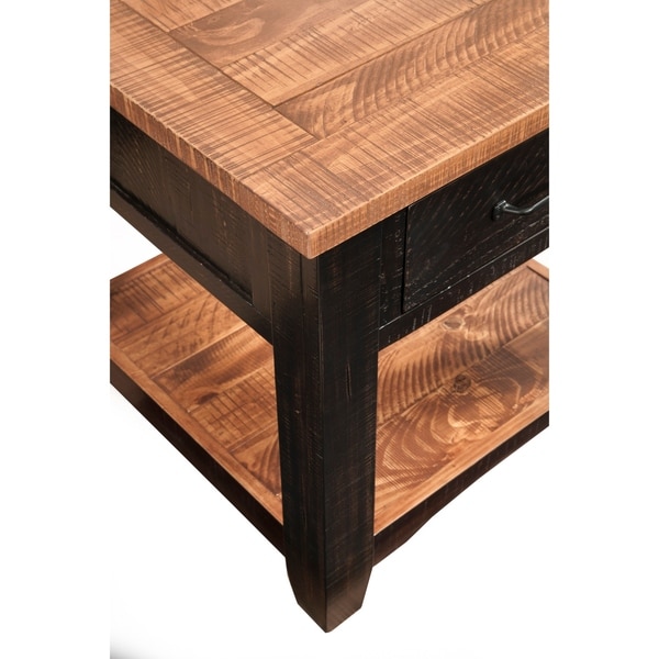 Rustic Wood End Table by Martin Svensson Home