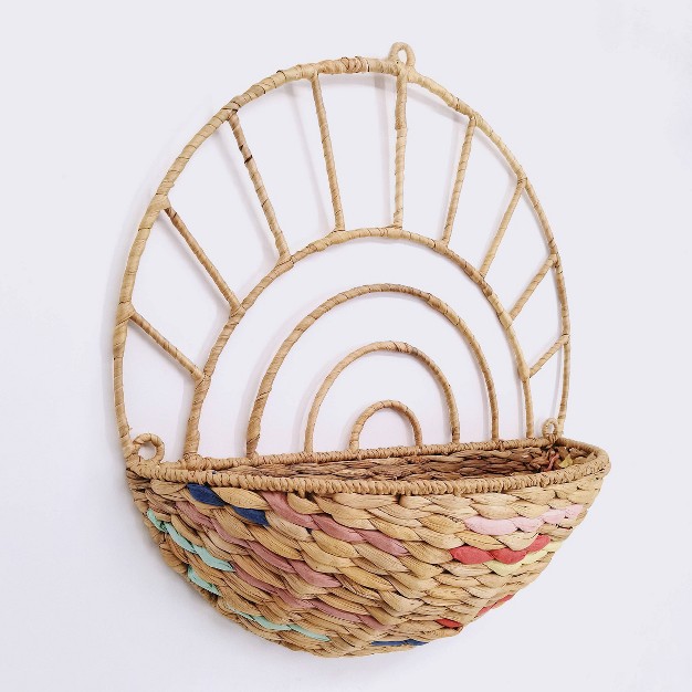 Hanging Woven Kids x27 Basket