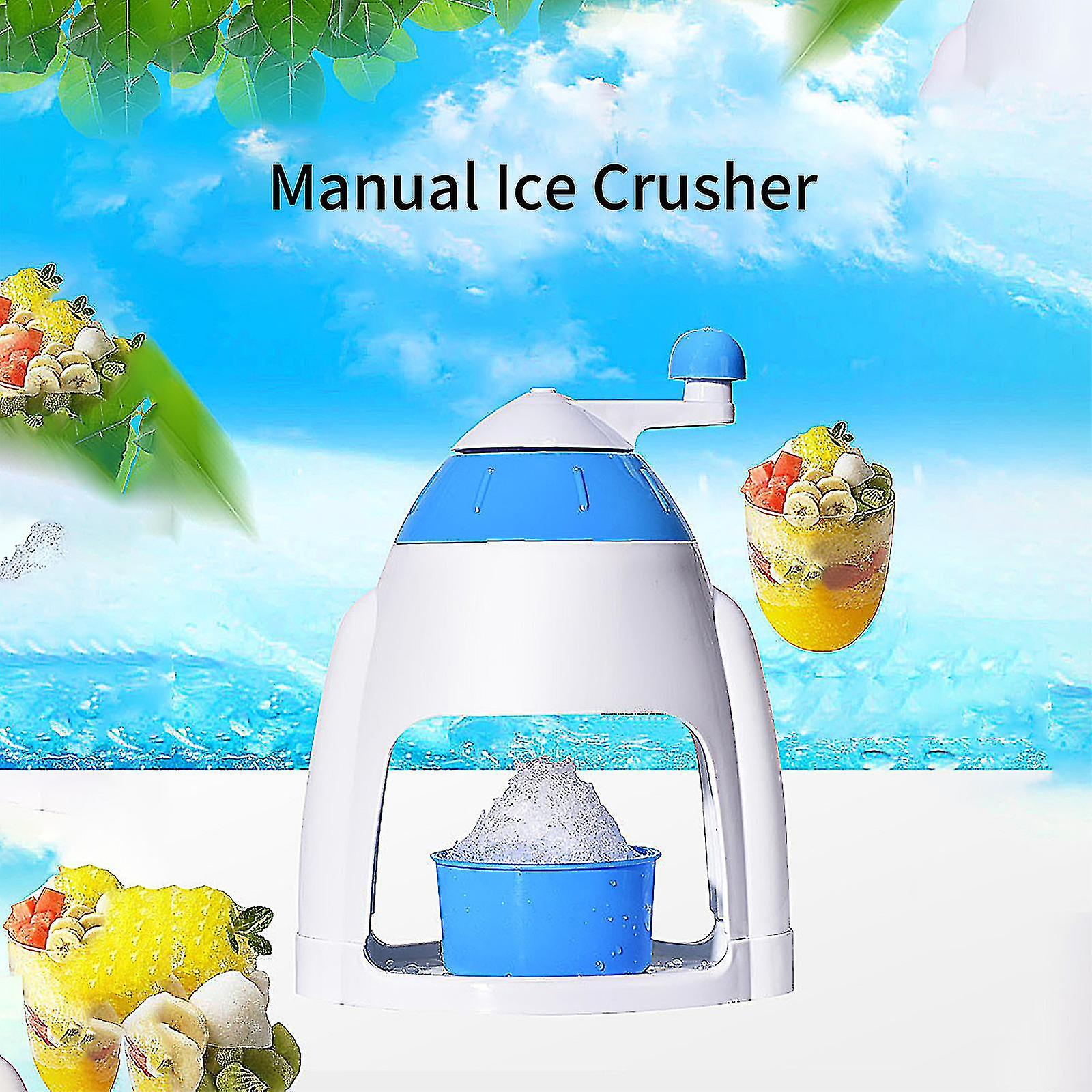 Manual Ice Shaver Ice Crusher And Shaved Ice Machine With Free Ice Trays