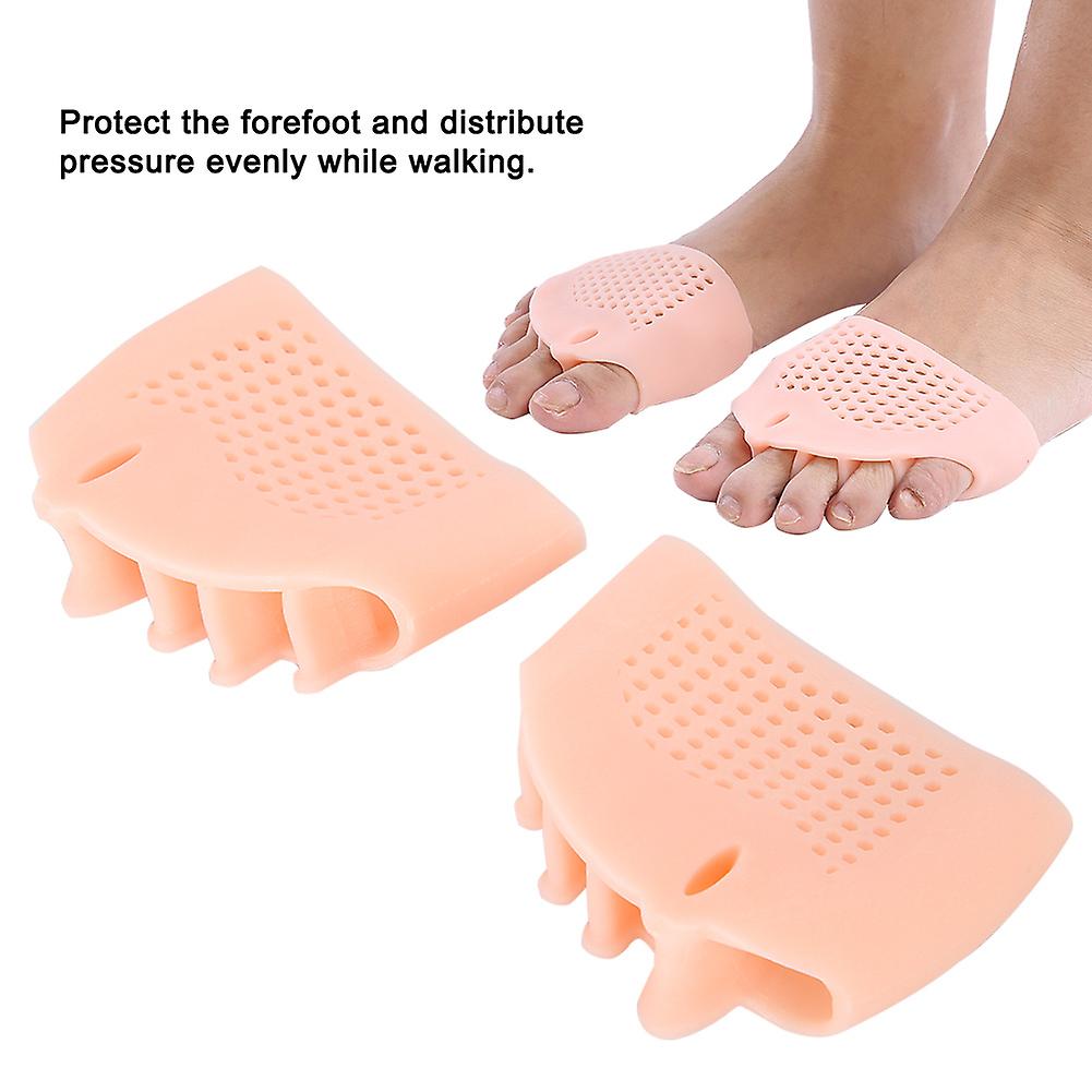 Silicone Bunion Straightener Hallux Valgus Corrector Toe Protector Foot Pain Relief Skin Color