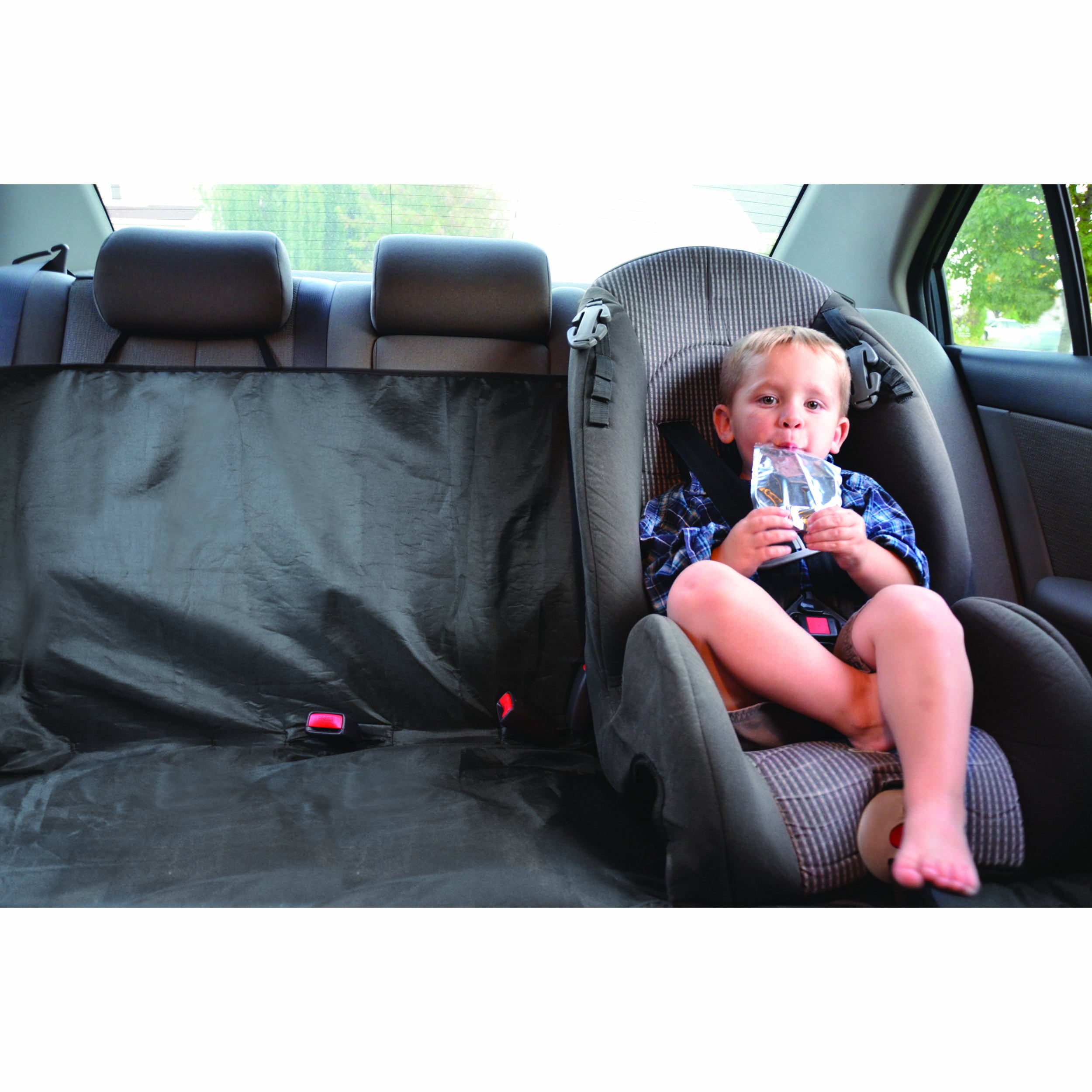 Auto Drive Water Resistant Rear Bench Seat Protector， Black