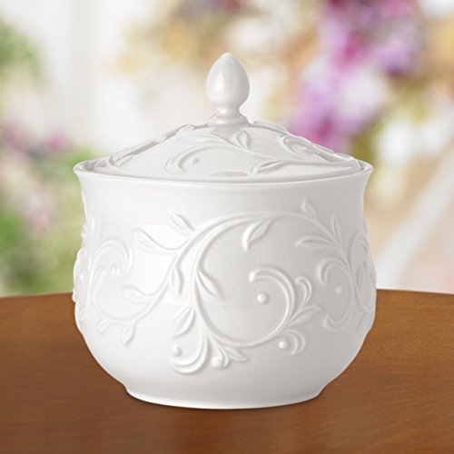 lenox opal innocence carved sugar bowl - 806684