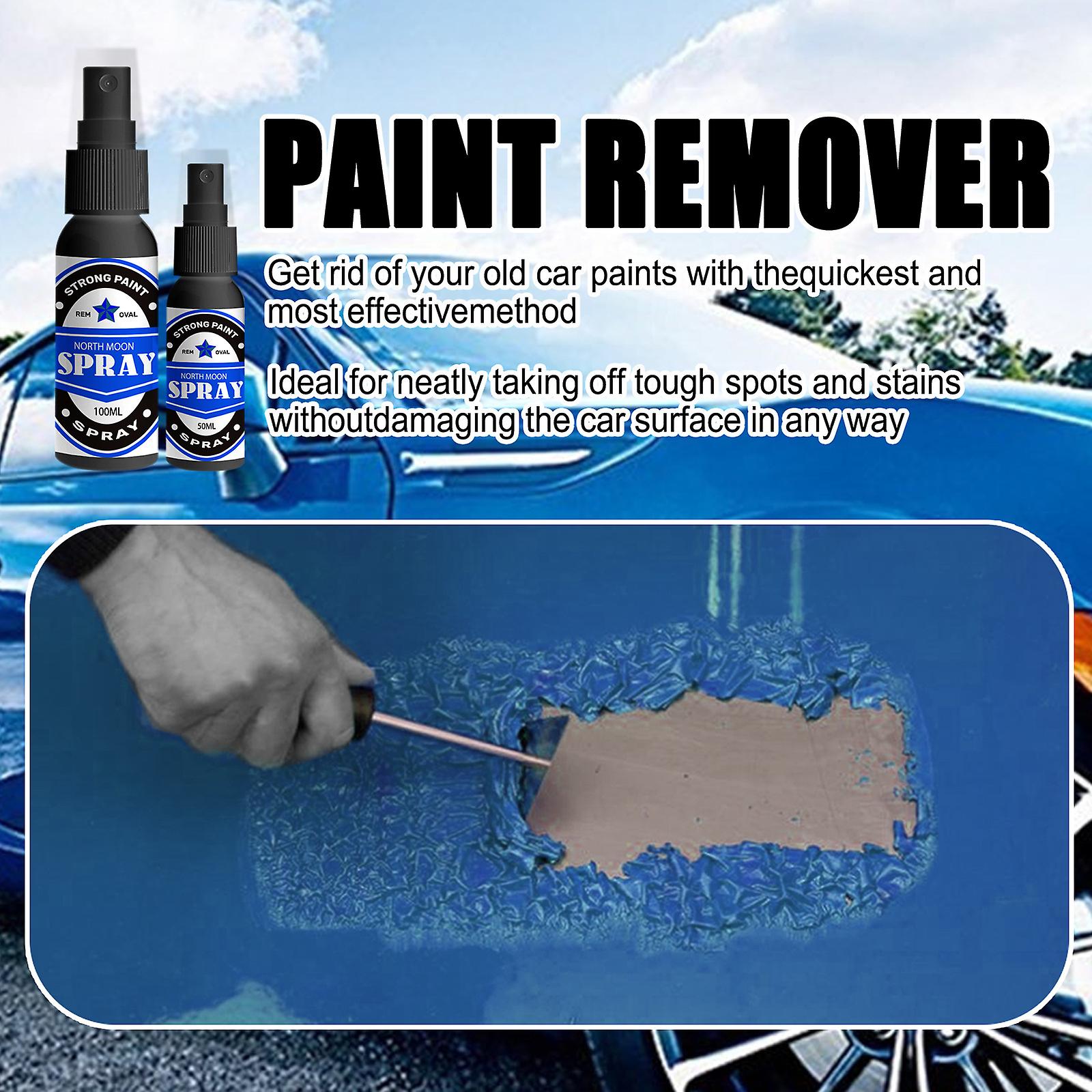 Strong Paint Removal Spray， Car Body Metal Paint Removal Decolorizer， Paint Cleaner Color 100ml