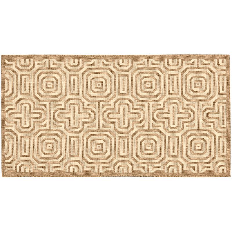 Safavieh Courtyard Geometric Print Indoor Outdoor Rug