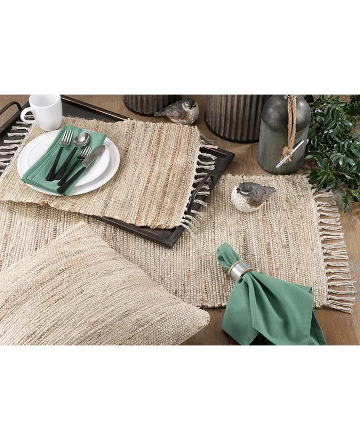 Saro Lifestyle 100% Jute Braided Table Runner