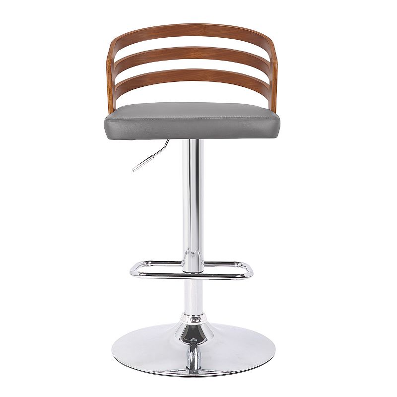 Armen Living Adele Mid-Century Adjustable Swivel Bar-stool