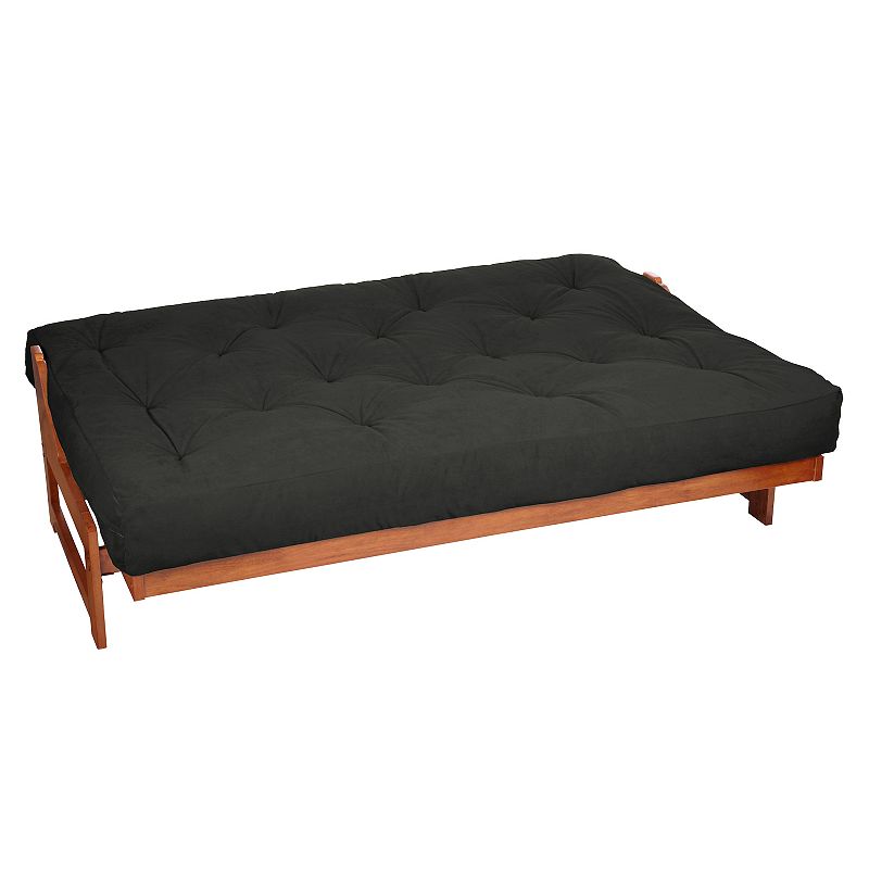 8-in. Faux Suede Futon Mattress