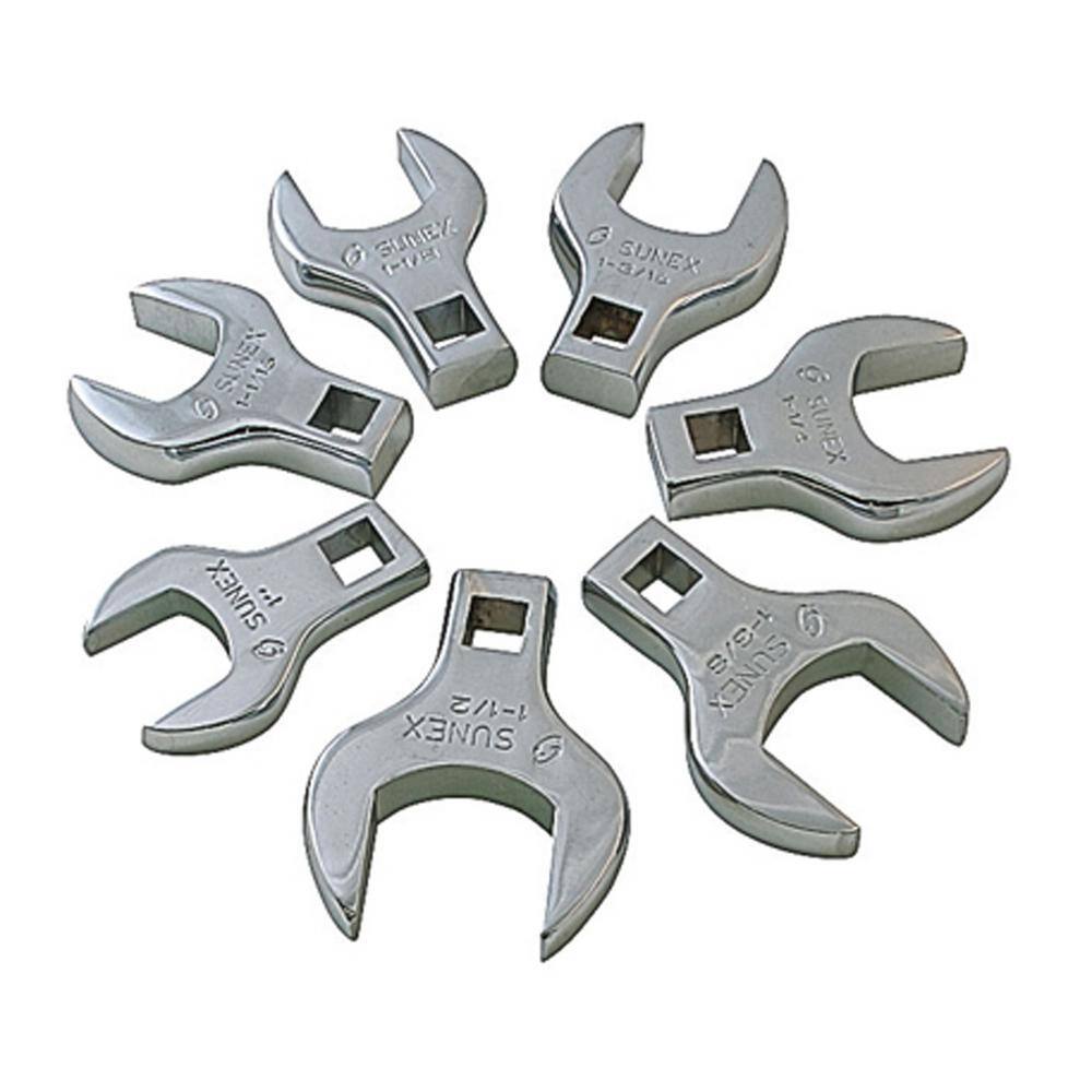 SUNEX TOOLS Crowfoot Wrench Set 9720A