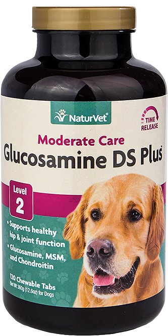 NaturVet Moderate Care Glucosamine DS Level 2 Max Formula Dog Tablets andndash; Pet Empire and Supplies