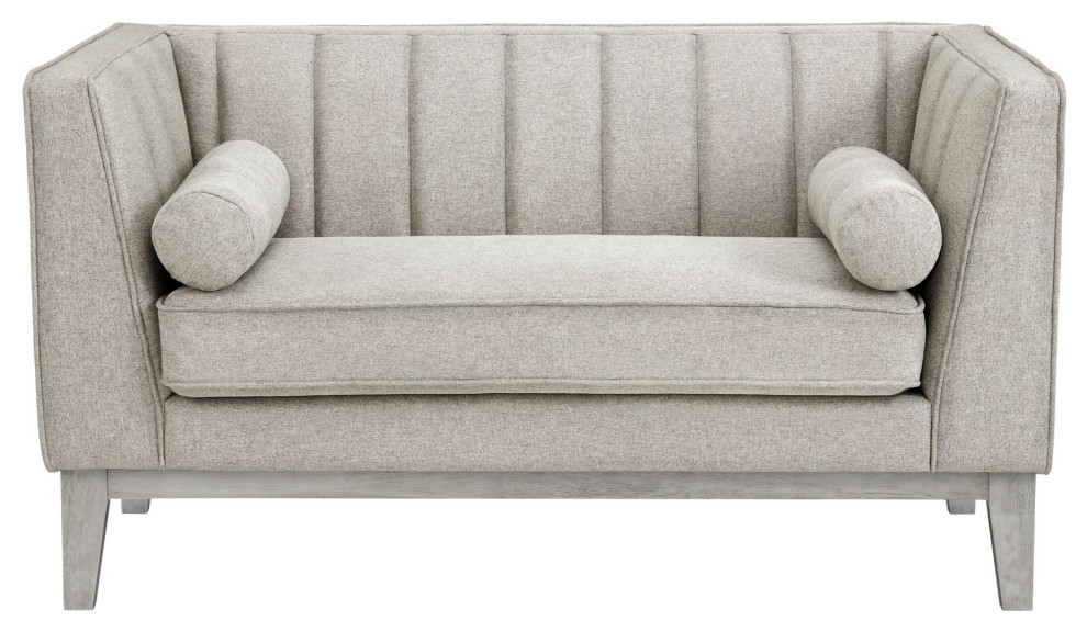 Picket House Hayworth Loveseat  Fawn   Farmhouse   Loveseats   by Picket House  Houzz