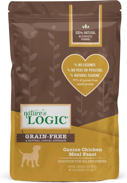 Nature's Logic Canine Chicken Meal Feast Grain-Free Dry Dog Food