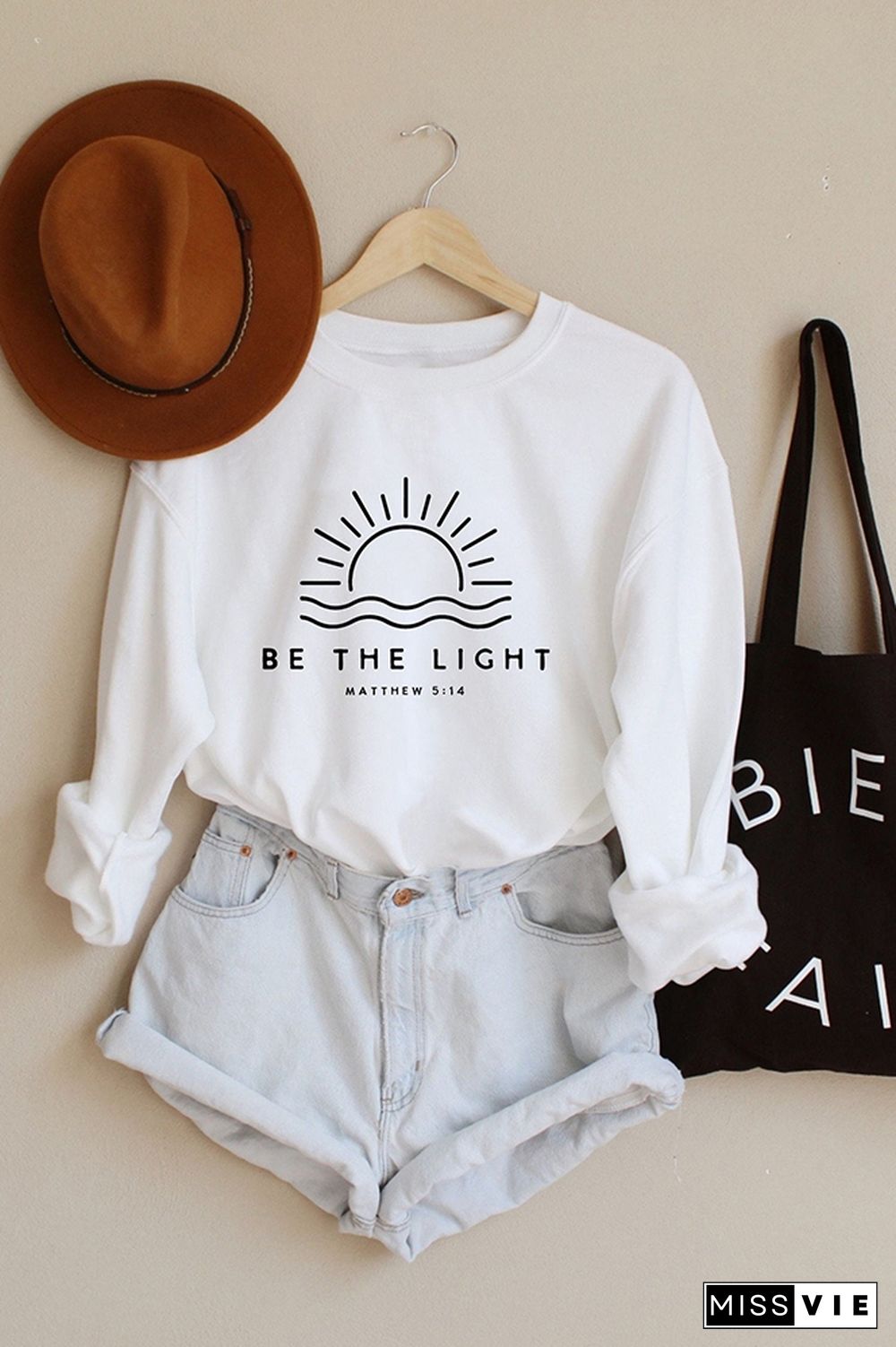 Be The Light,Mathew 5:14 Sweatshirt Wholesale