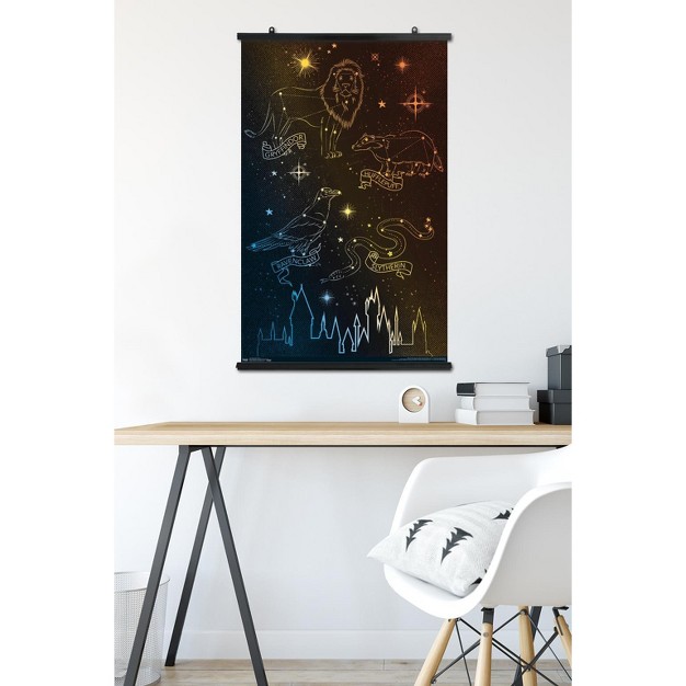 Trends International The Wizarding World Harry Potter Houses In The Stars Unframed Wall Poster Prints