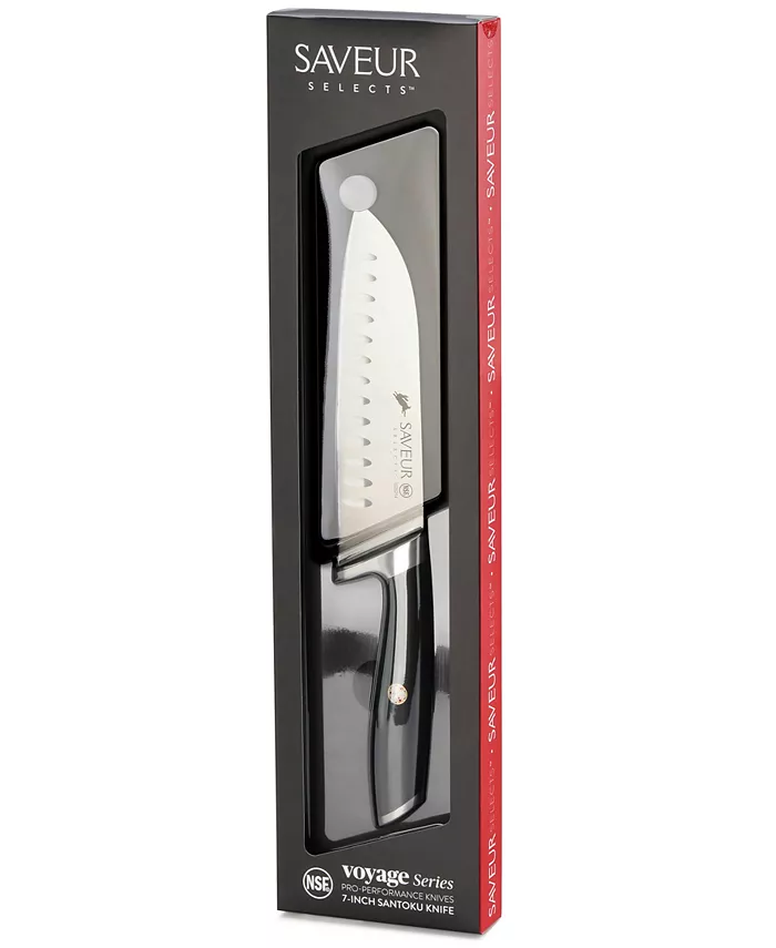 SAVEUR SELECTS Voyage Series 7 Forged German Steel Santoku Knife