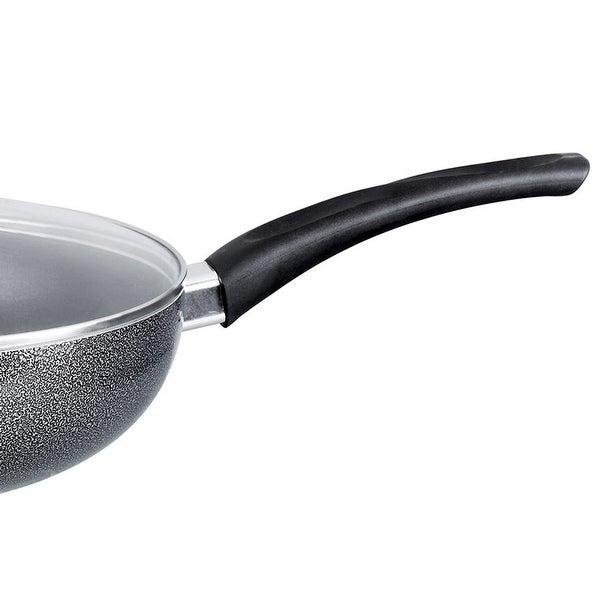 10 Inch Heavy Gauge Aluminum Non-Stick Wok W/ Lid