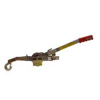 Maasdam Pow'R Pull 1500 lb. 34 Ton Capacity 10:1 Leverage Rope Puller Come Along Tool with 20 ft. of Highway Approved Rope A-20